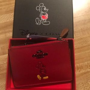 COACH X Disney skinny card case
